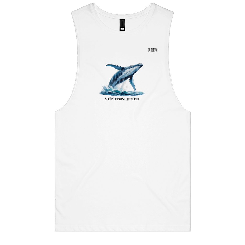 WHALE BREECH SURFERS PARADISE. Muscle Tee